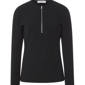 Tibi Structured Crepe Zip Up Top (NWT) Size: 4